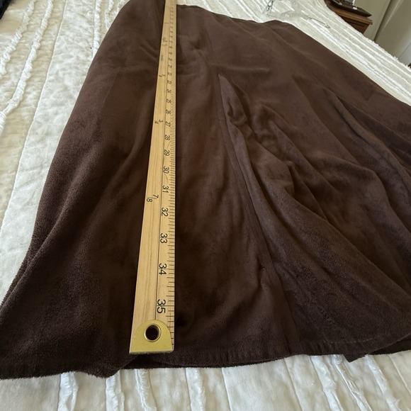 Faux Suede Skirt Primitive Woodland Boho Women's Large Wilderkind - Picture 5 of 5